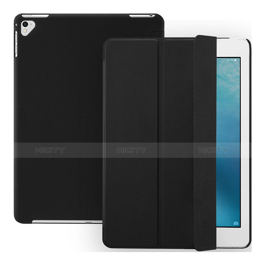 Schutzhülle Stand Flip Tasche Leder für Apple iPad Pro 9.7 Schwarz groß