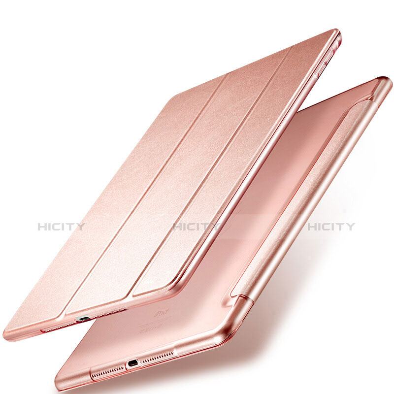 Schutzhülle Stand Tasche Leder für Apple New iPad 9.7 (2017) Rosegold Plus