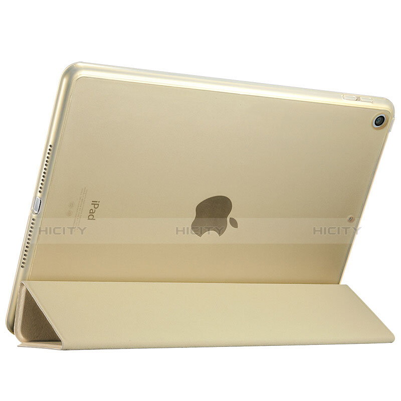 Schutzhülle Stand Tasche Leder für Apple New iPad Pro 9.7 (2017) Gold groß