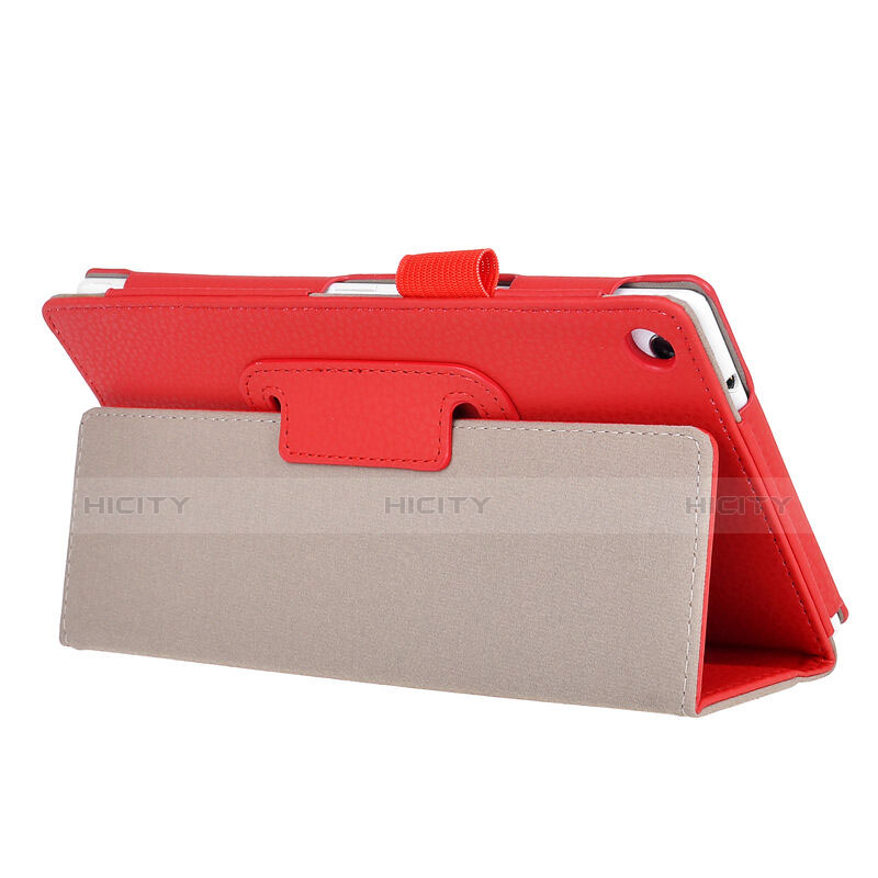 Schutzhülle Stand Tasche Leder für Asus ZenPad C 7.0 Z170CG Rot groß