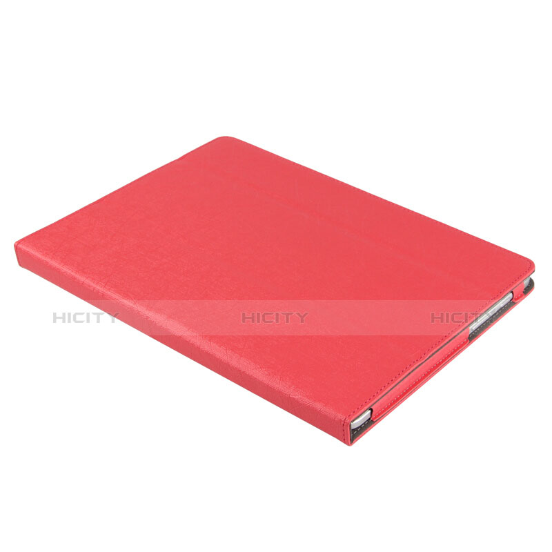 Schutzhülle Stand Tasche Leder für Huawei Matebook E 12 Rot