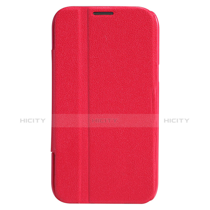 Schutzhülle Stand Tasche Leder für Samsung Galaxy Note 2 N7100 N7105 Rot groß