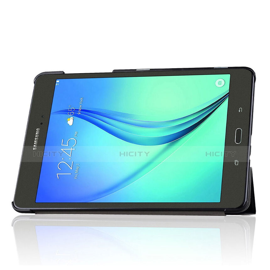 Schutzhülle Stand Tasche Leder für Samsung Galaxy Tab S2 8.0 SM-T710 SM-T715 Schwarz