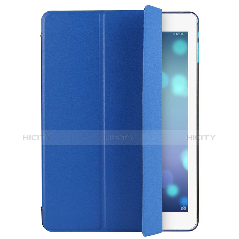 Schutzhülle Stand Tasche Leder L01 für Apple iPad Air Blau