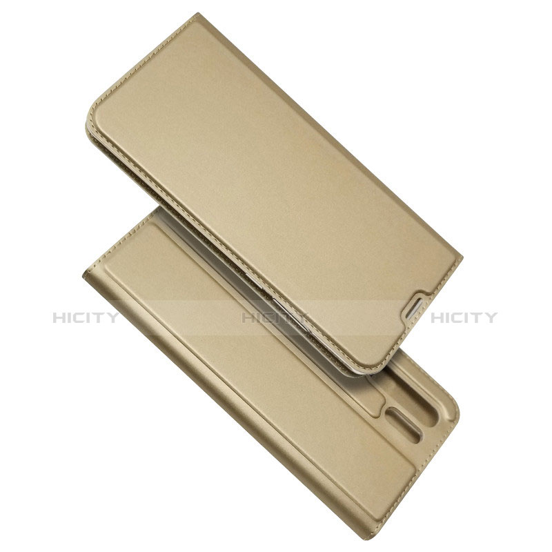 Schutzhülle Stand Tasche Leder L01 für Huawei P30 Pro Gold Plus