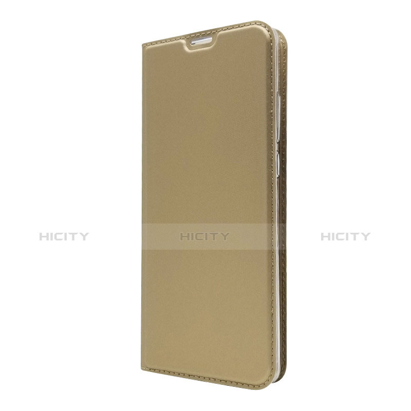 Schutzhülle Stand Tasche Leder L01 für Huawei P30 Pro Gold groß