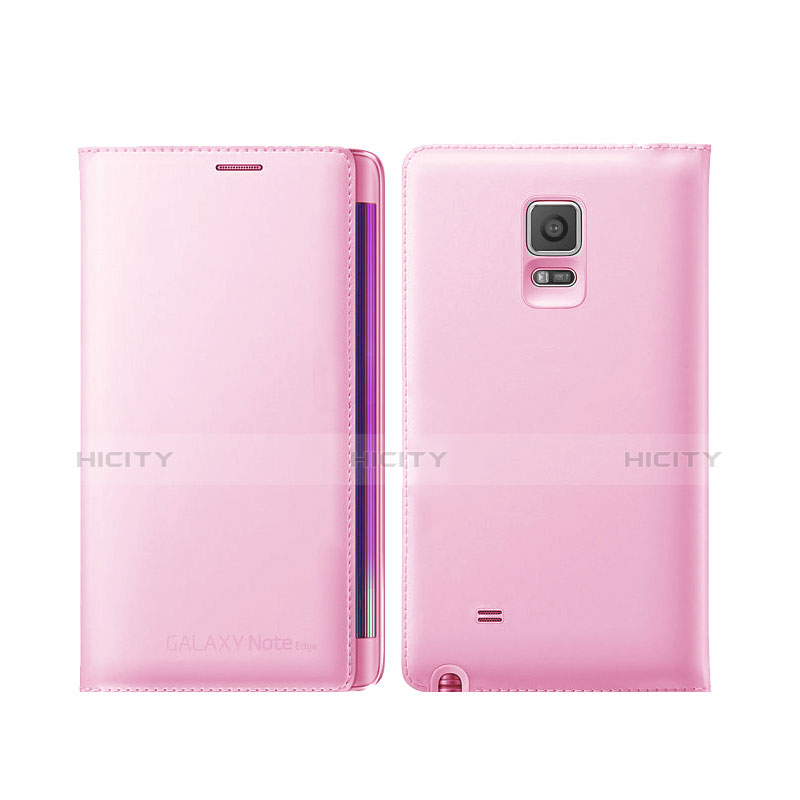 Schutzhülle Stand Tasche Leder L01 für Samsung Galaxy Note Edge SM-N915F Rosa