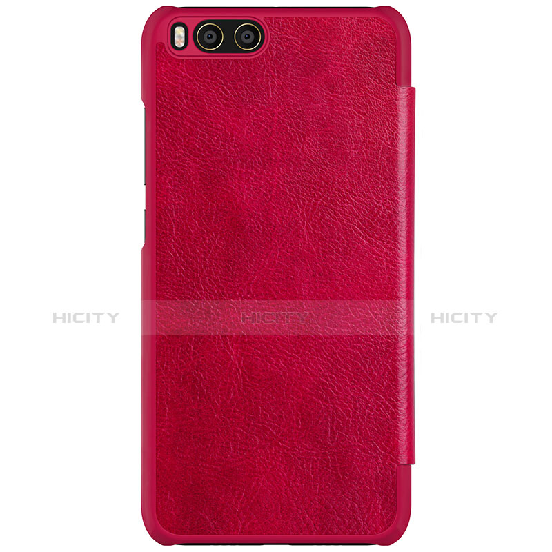 Schutzhülle Stand Tasche Leder L01 für Xiaomi Mi 6 Rot