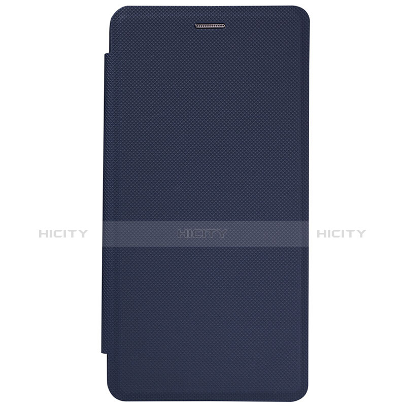 Schutzhülle Stand Tasche Leder L01 für Xiaomi Mi Note Blau groß