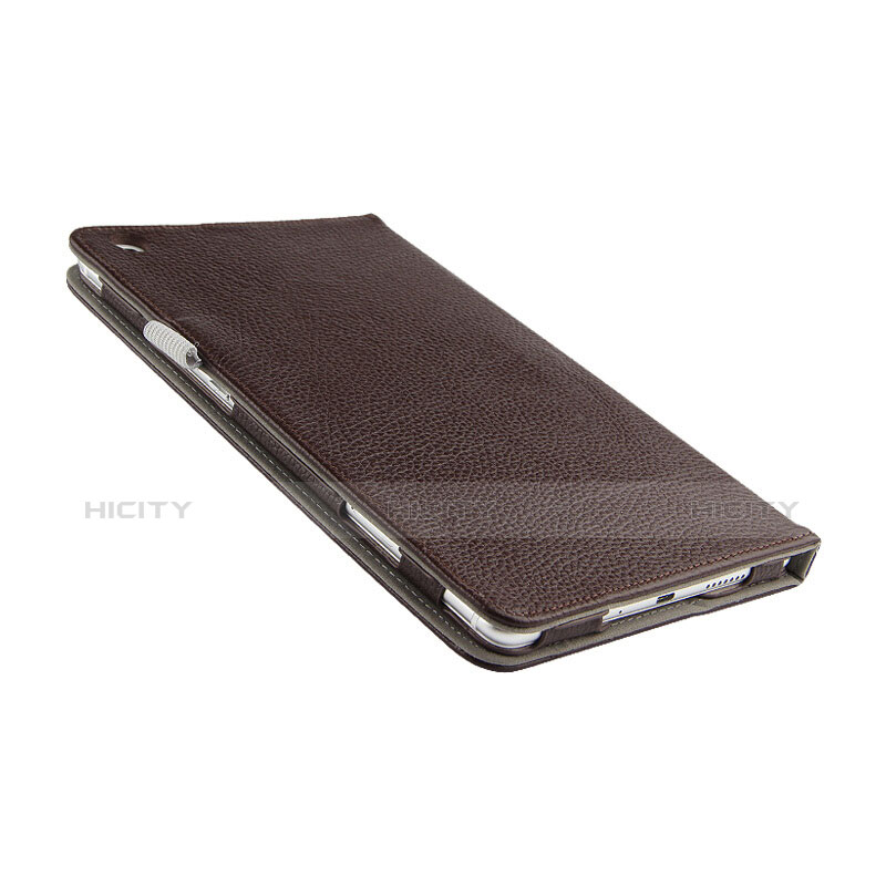 Schutzhülle Stand Tasche Leder L02 für Huawei MediaPad M3 Lite 8.0 CPN-W09 CPN-AL00 Braun
