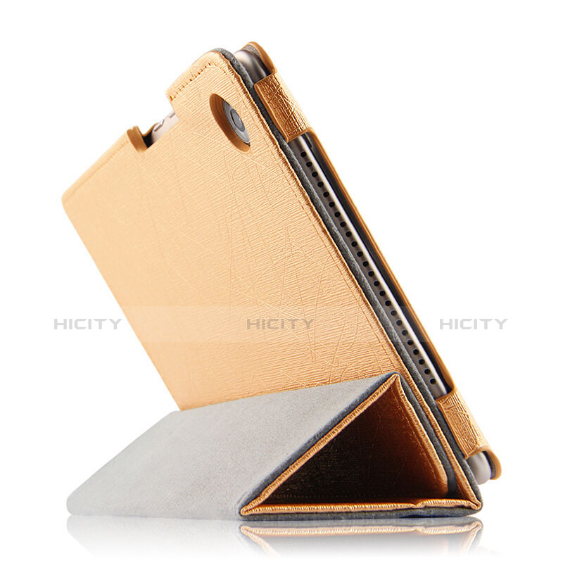 Schutzhülle Stand Tasche Leder L02 für Huawei MediaPad M5 8.4 SHT-AL09 SHT-W09 Gold