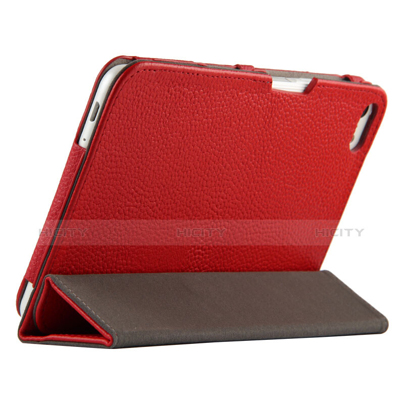 Schutzhülle Stand Tasche Leder L02 für Huawei MediaPad T2 Pro 7.0 PLE-703L Rot groß