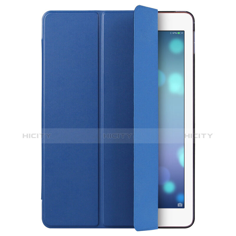 Schutzhülle Stand Tasche Leder L05 für Apple iPad Mini 4 Blau groß