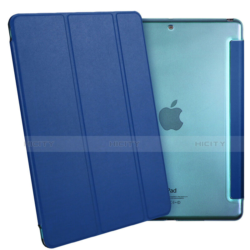 Schutzhülle Stand Tasche Leder L06 für Apple iPad Mini 2 Blau