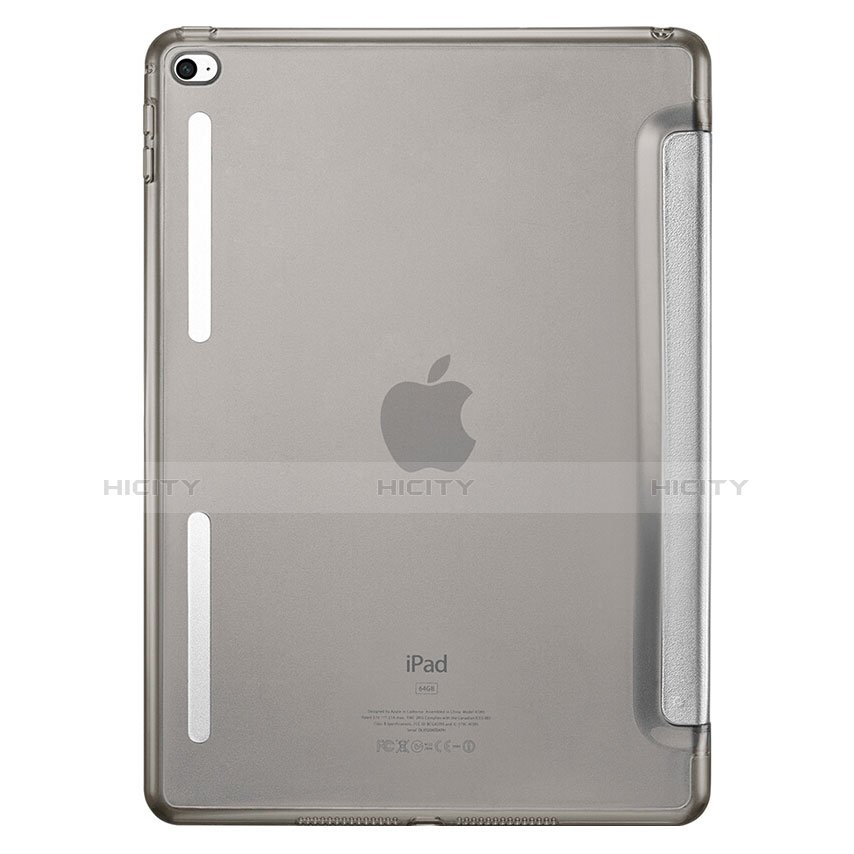 Schutzhülle Stand Tasche Leder L06 für Apple iPad Mini 4 Silber groß