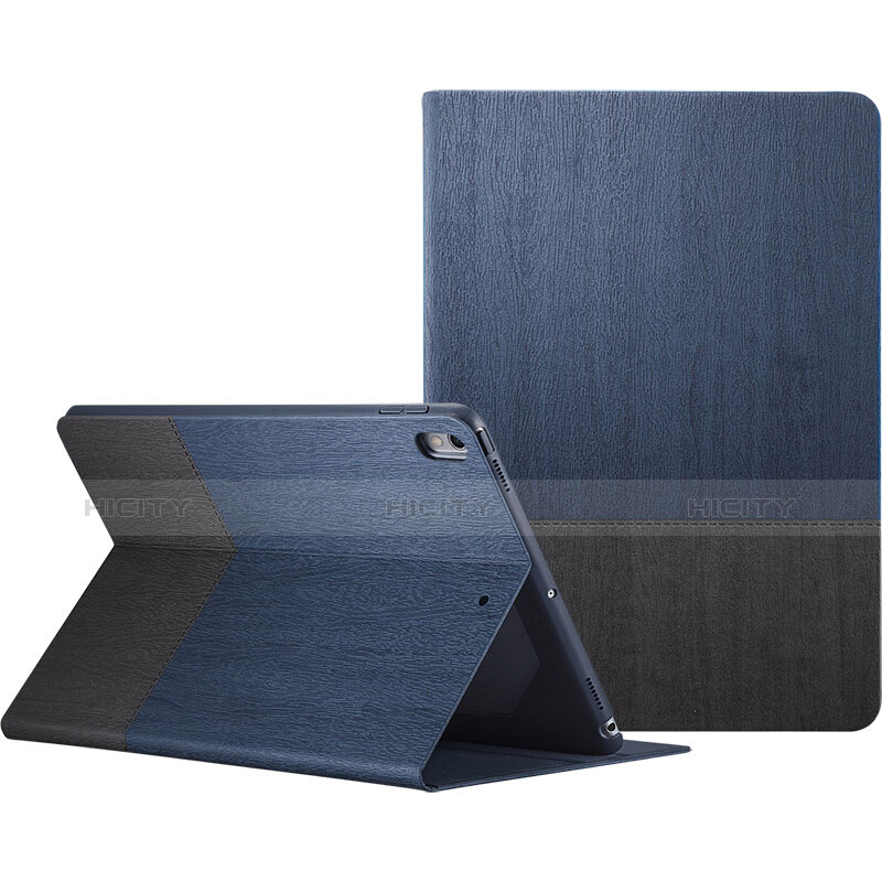 Schutzhülle Stand Tasche Leder L06 für Apple iPad Pro 10.5 Blau