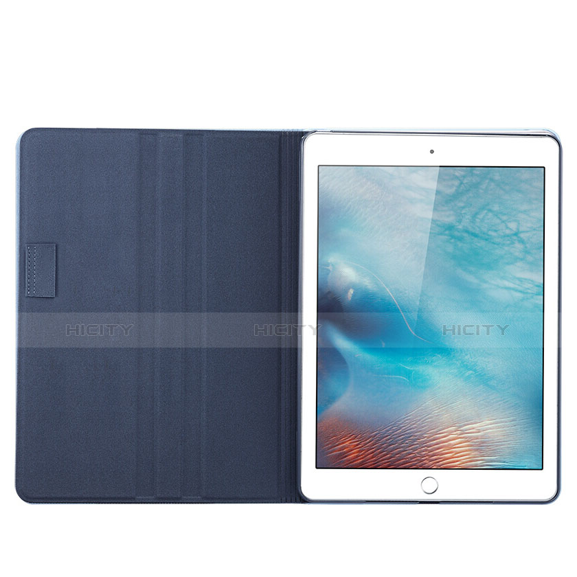 Schutzhülle Stand Tasche Leder L06 für Apple iPad Pro 10.5 Blau