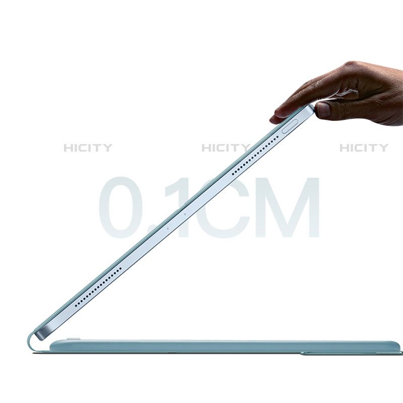 Schutzhülle Stand Tasche Leder mit Tastatur K01 für Apple iPad Air 10.9 (2020) groß