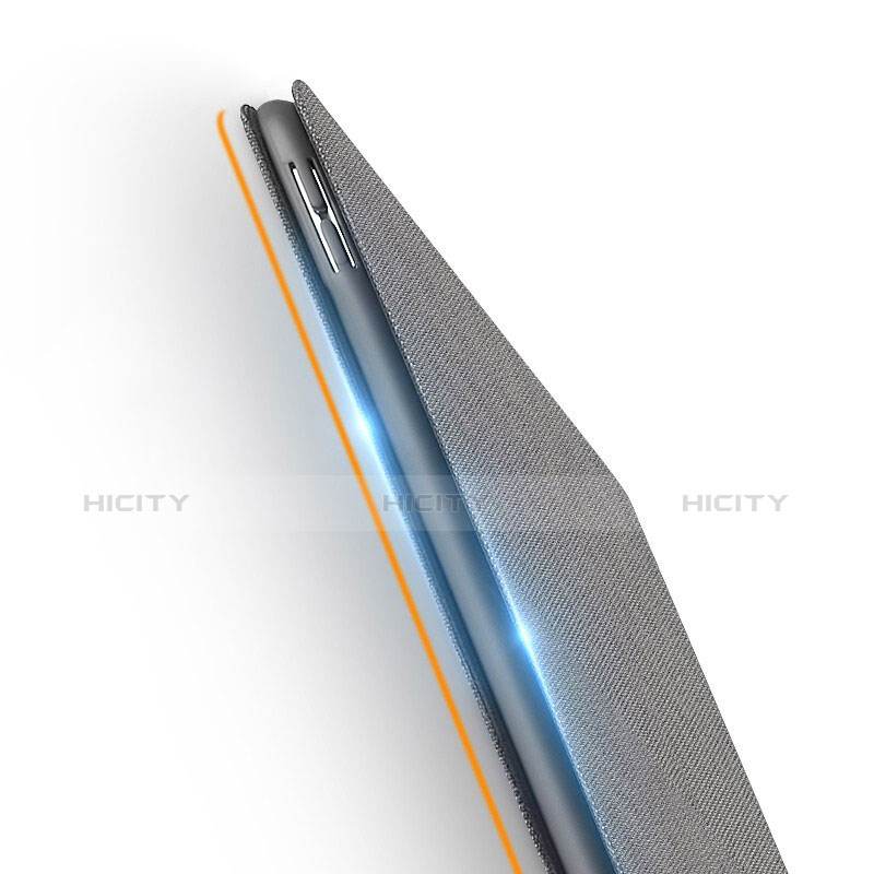 Schutzhülle Stand Tasche Stoff für Apple iPad New Air (2019) 10.5 Grau groß