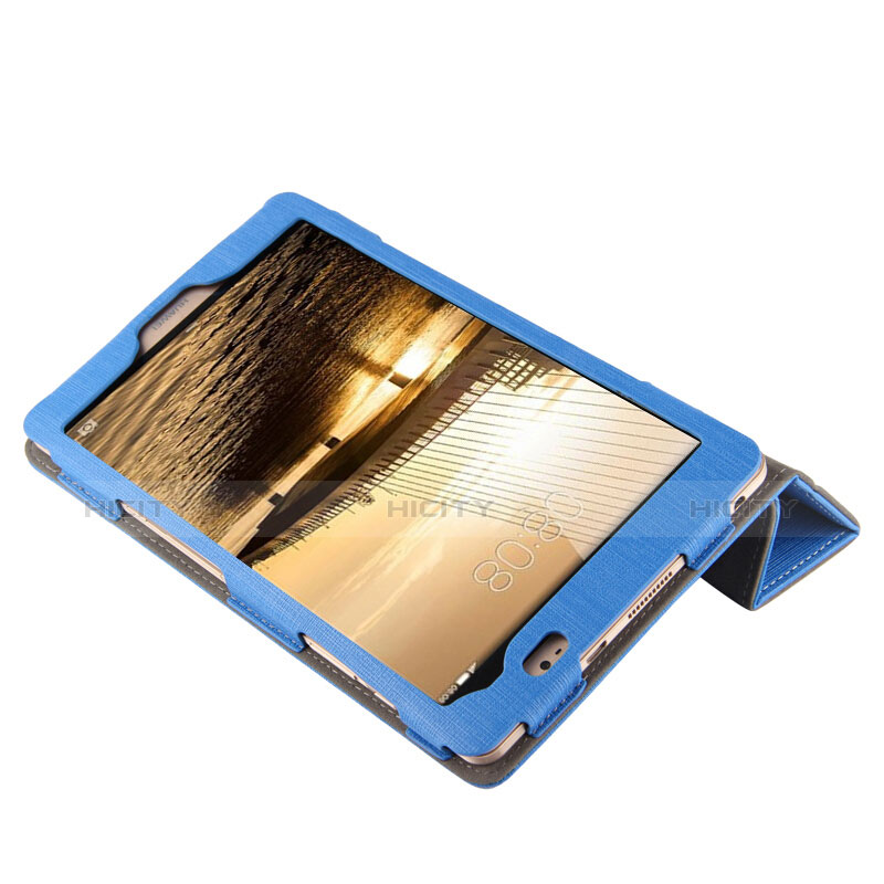 Schutzhülle Stand Tasche Stoff für Huawei Mediapad M2 8 M2-801w M2-803L M2-802L Blau groß