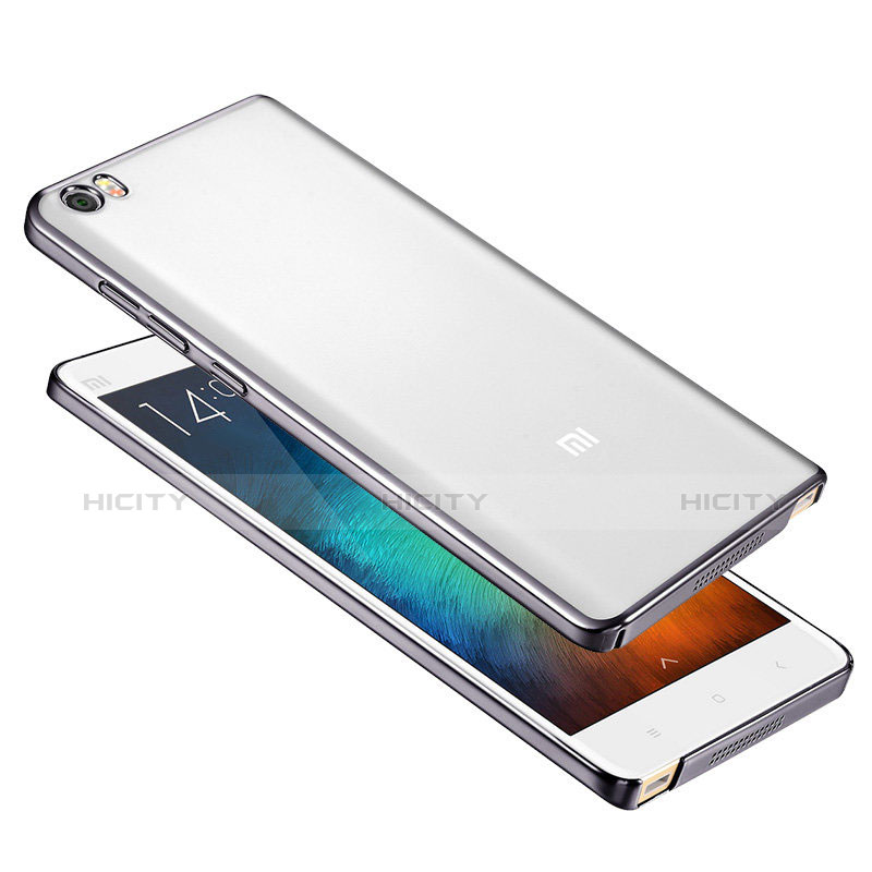 Schutzhülle Ultra Dünn Handyhülle Hülle Durchsichtig Transparent Tasche für Xiaomi Mi Note Grau