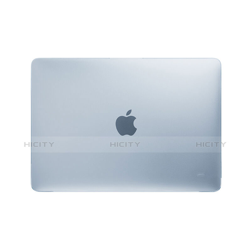 Schutzhülle Ultra Dünn Hülle Durchsichtig Transparent Matt für Apple MacBook 12 zoll Blau groß