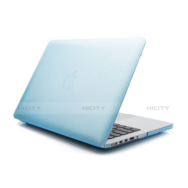 Schutzhülle Ultra Dünn Hülle Durchsichtig Transparent Matt für Apple MacBook Air 11 zoll Blau Plus