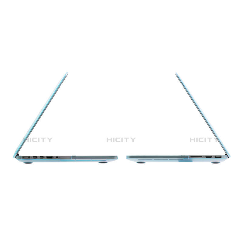 Schutzhülle Ultra Dünn Hülle Durchsichtig Transparent Matt für Apple MacBook Pro 15 zoll Retina Blau