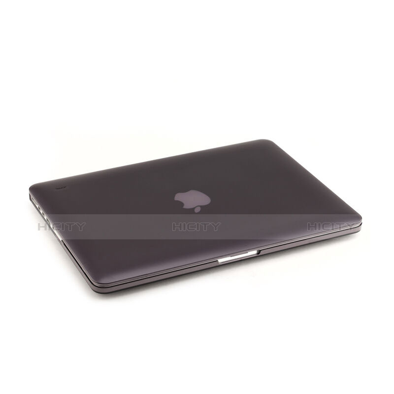Schutzhülle Ultra Dünn Tasche Durchsichtig Transparent Matt für Apple MacBook Air 13 zoll Grau groß