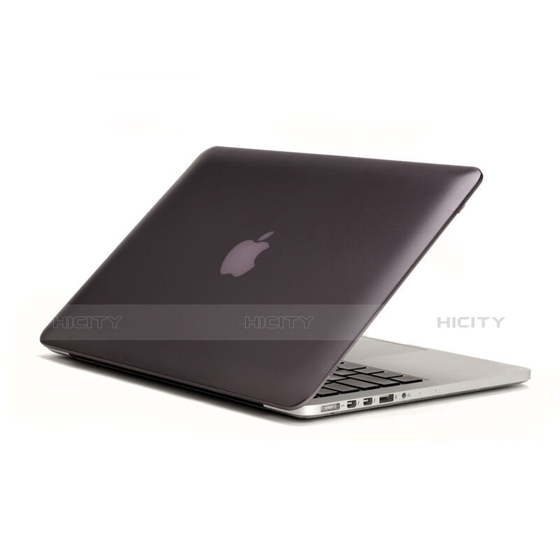 Schutzhülle Ultra Dünn Tasche Durchsichtig Transparent Matt für Apple MacBook Pro 13 zoll Grau Plus