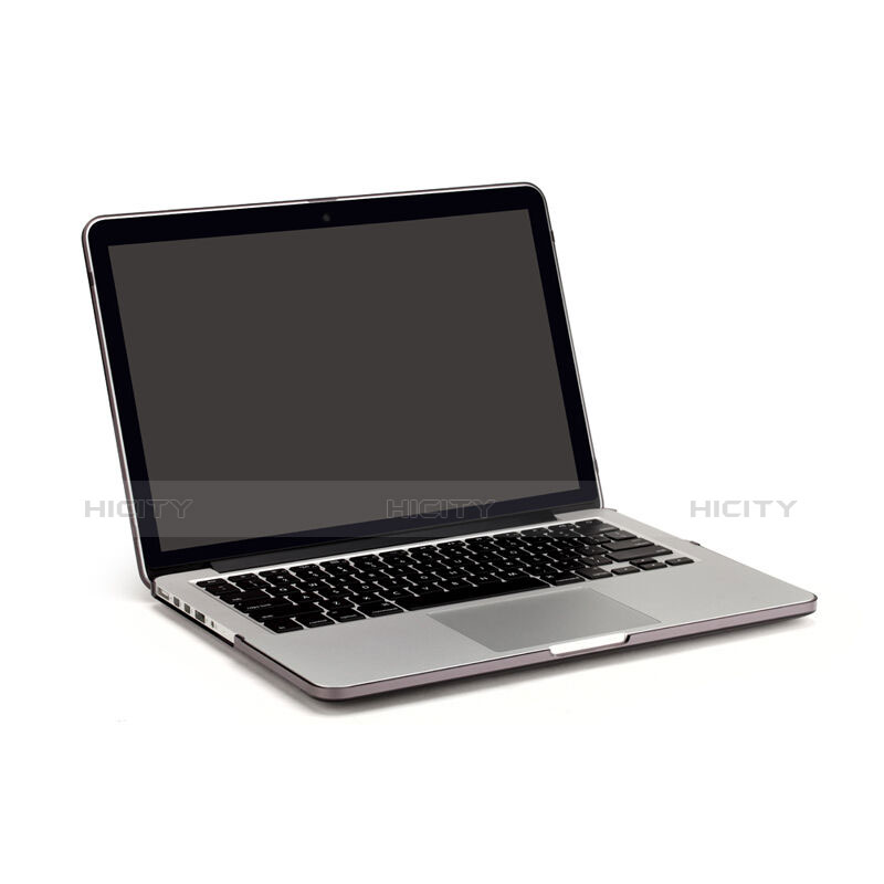 Schutzhülle Ultra Dünn Tasche Durchsichtig Transparent Matt für Apple MacBook Pro 13 zoll Grau groß