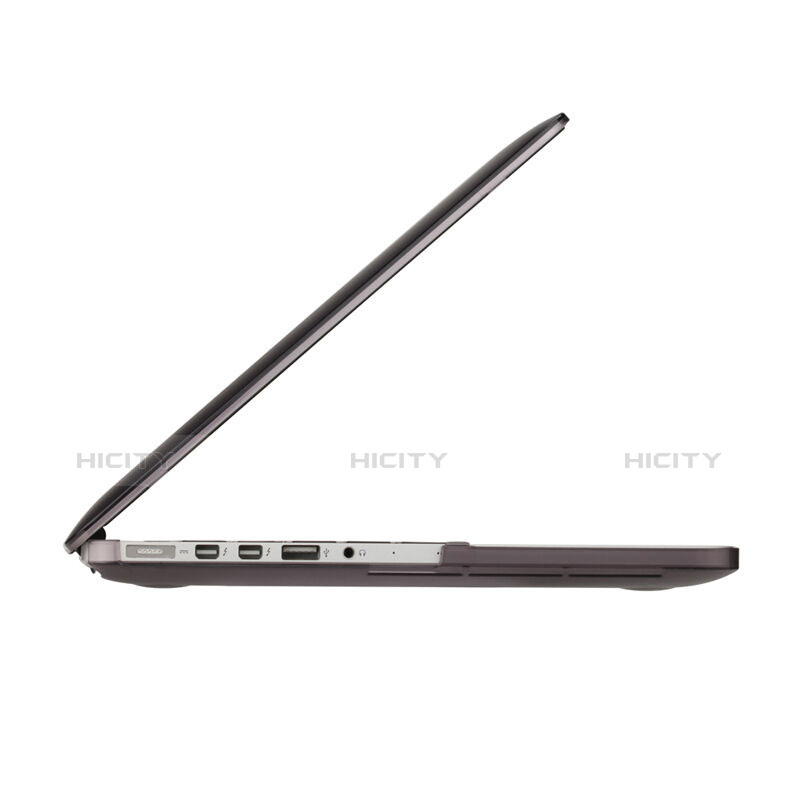 Schutzhülle Ultra Dünn Tasche Durchsichtig Transparent Matt für Apple MacBook Pro 15 zoll Grau