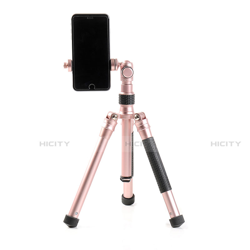 Selfie Stick Stange Stativ Bluetooth Teleskop Universal T15 Rosegold Plus