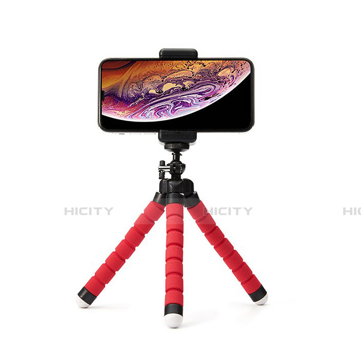 Selfie Stick Stange Stativ Bluetooth Teleskop Universal T16 Rot Plus