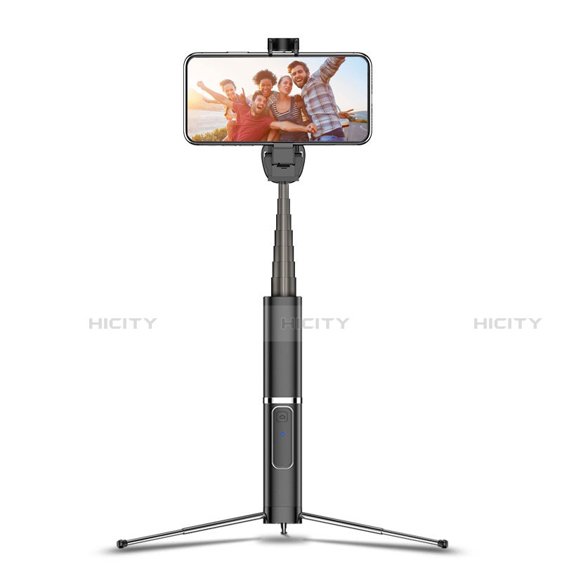 Selfie Stick Stange Stativ Bluetooth Teleskop Universal T25 Schwarz groß