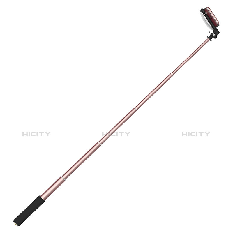 Selfie Stick Stange Verdrahtet Teleskop Universal S08 Rosegold