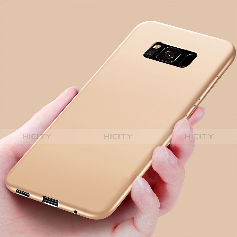 Silikon Hülle Gummi Schutzhülle für Samsung Galaxy S8 Gold