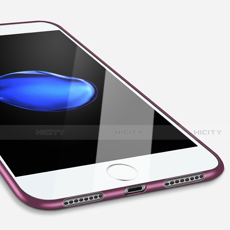 Silikon Hülle Gummi Schutzhülle Gel für Apple iPhone SE (2020) Violett
