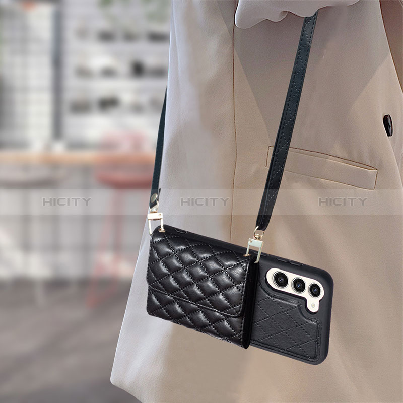 Silikon Hülle Handyhülle Gummi Schutzhülle Flexible Leder Tasche BF6 für Samsung Galaxy S22 Plus 5G