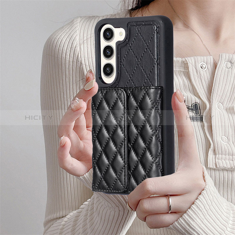 Silikon Hülle Handyhülle Gummi Schutzhülle Flexible Leder Tasche BF6 für Samsung Galaxy S23 5G