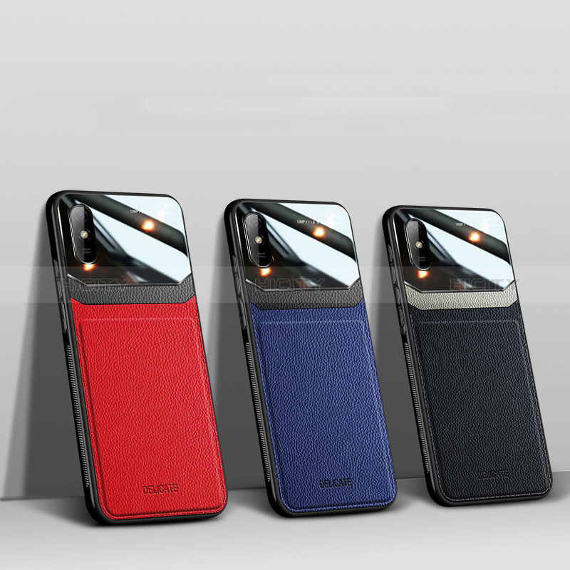 Silikon Hülle Handyhülle Gummi Schutzhülle Flexible Leder Tasche FL1 für Xiaomi Redmi 9AT
