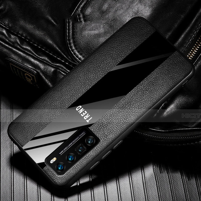 Silikon Hülle Handyhülle Gummi Schutzhülle Flexible Leder Tasche für Huawei Nova 7 Pro 5G