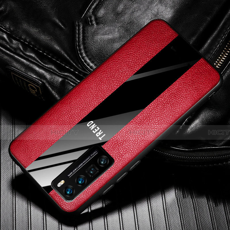 Silikon Hülle Handyhülle Gummi Schutzhülle Flexible Leder Tasche für Huawei Nova 7 Pro 5G