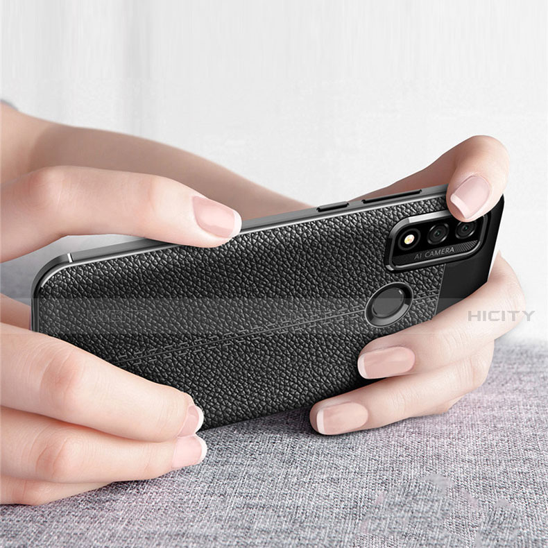 Silikon Hülle Handyhülle Gummi Schutzhülle Flexible Leder Tasche für Huawei P Smart (2020)