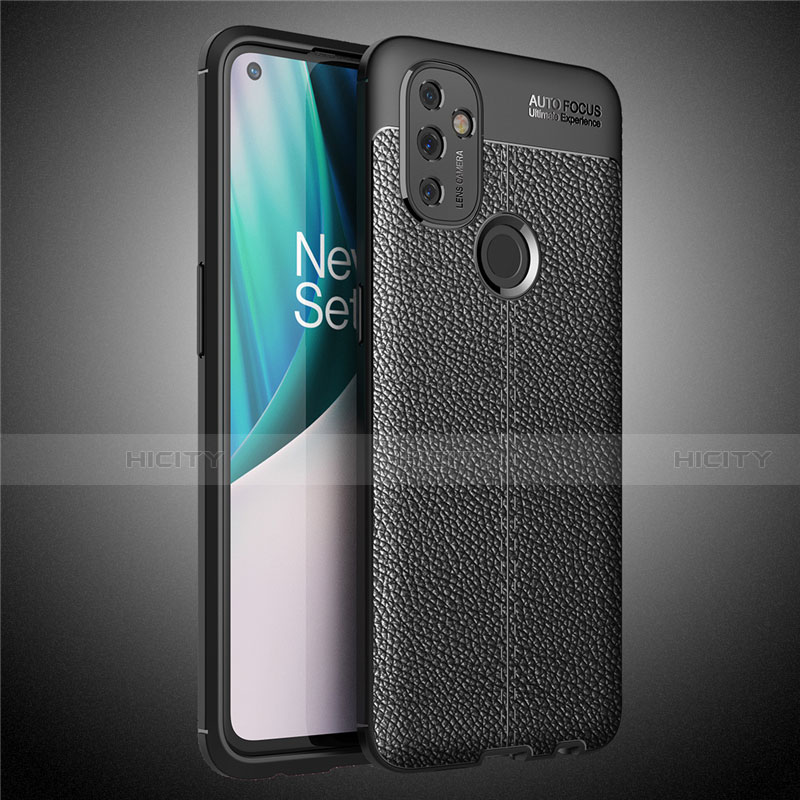 Silikon Hülle Handyhülle Gummi Schutzhülle Flexible Leder Tasche für OnePlus Nord N100