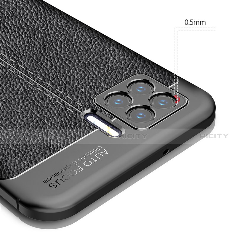 Silikon Hülle Handyhülle Gummi Schutzhülle Flexible Leder Tasche für Oppo A73 (2020)