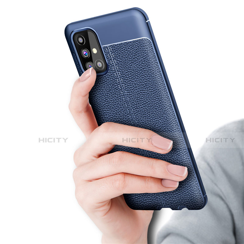 Silikon Hülle Handyhülle Gummi Schutzhülle Flexible Leder Tasche für Samsung Galaxy M31s
