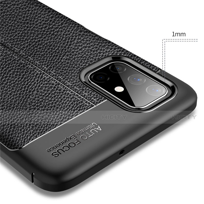 Silikon Hülle Handyhülle Gummi Schutzhülle Flexible Leder Tasche für Samsung Galaxy M51 groß