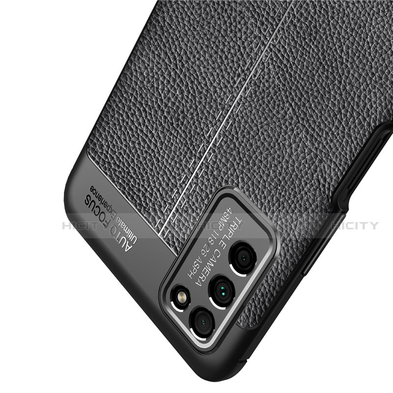 Silikon Hülle Handyhülle Gummi Schutzhülle Flexible Leder Tasche H01 für Huawei Honor 30 Lite 5G groß