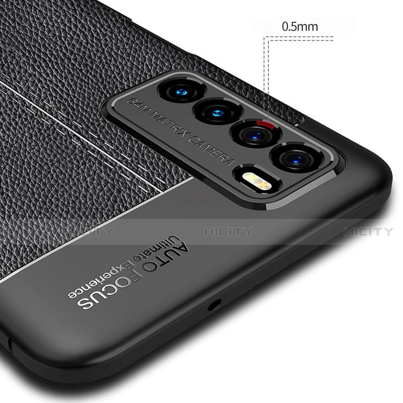 Silikon Hülle Handyhülle Gummi Schutzhülle Flexible Leder Tasche H01 für Huawei Honor Play4 5G
